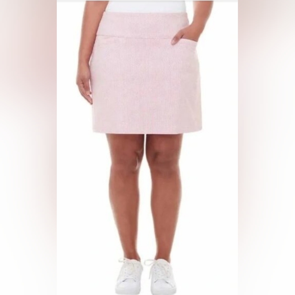 S.C. & CO Elegant Pink Mini Skort for Women